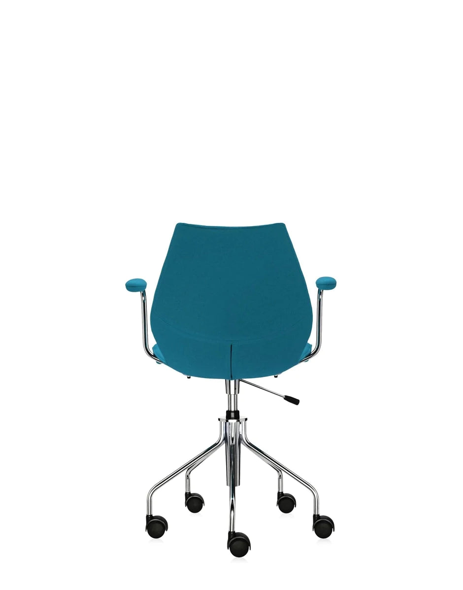 Kartell Maui Soft Trevira Armchair, Teal Blue