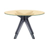 Kartell Sir Gio Table Round, Fume/Bronze