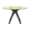 Kartell Sir Gio Table Round, Fume/Yellow