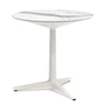 Kartell Multifo Table Round s mramorem Star Base ⌀78 cm, bílá