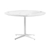 Kartell Multiple Table Round with Star Base Marble ⌀118 cm, bílá