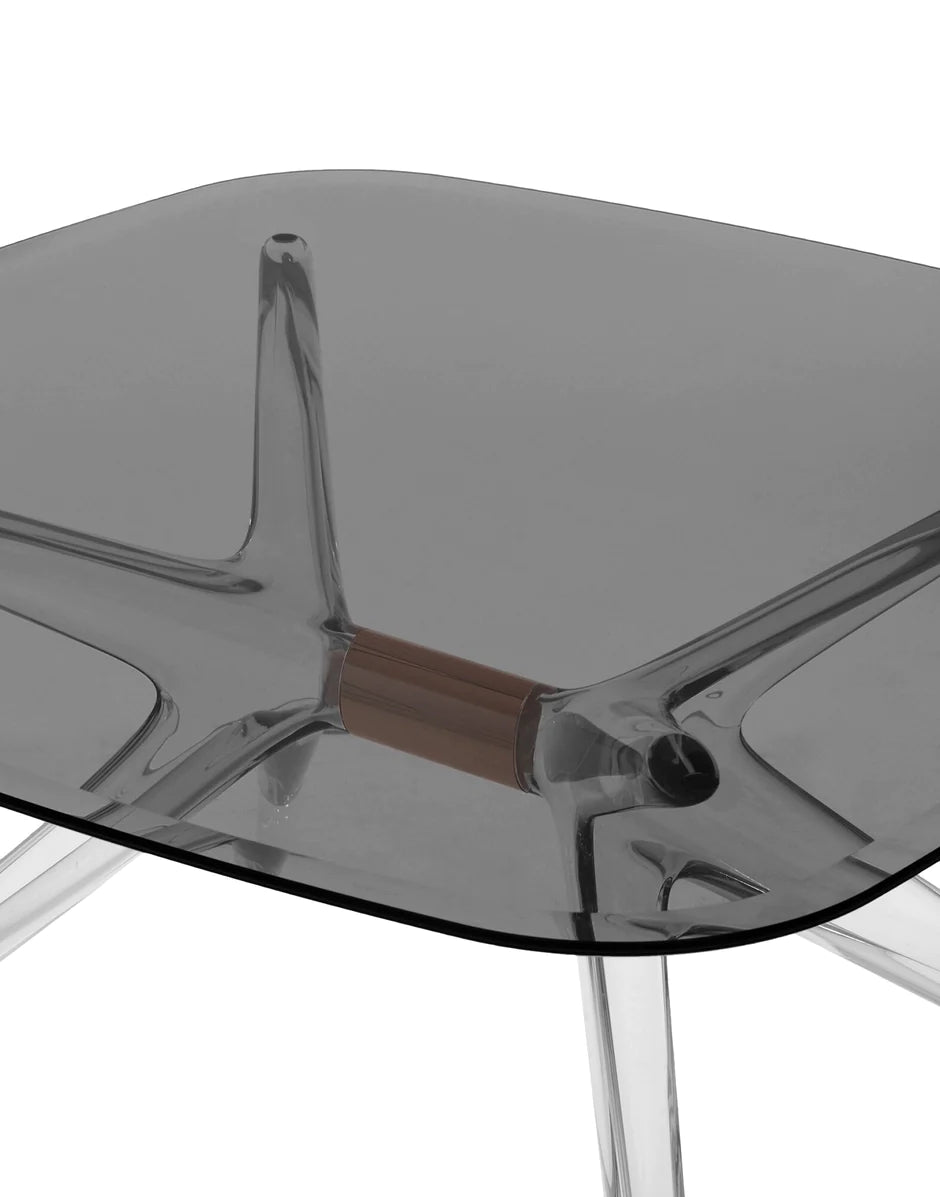 Kartell Blast Side Table Square, bronz/šedá