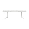 Kartell Multiplo Table Xl Rectangular Outdoor Marble 180x90 Cm, White