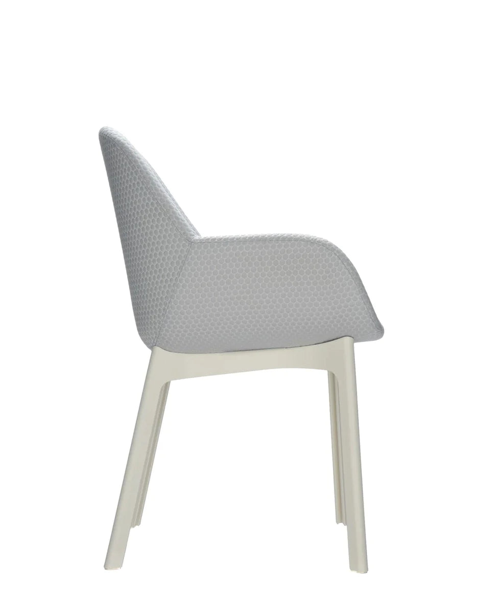 Kartell Clap Armchair, White/Grey