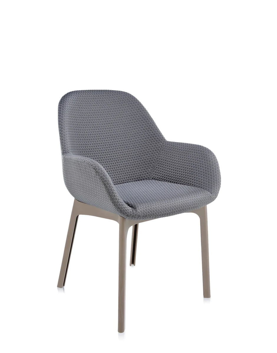 Kartell Clap Armchair, Taupe/Graphite