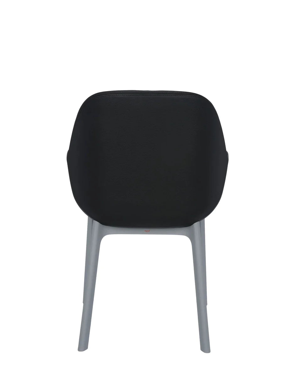 Kartell Clap Pvc Armchair, Grey/Glossy Black