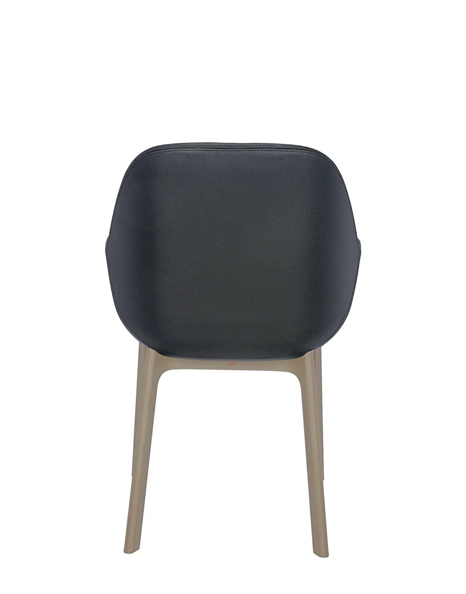 Kartell Clap PVC křeslo, taupe/tmavě šedá