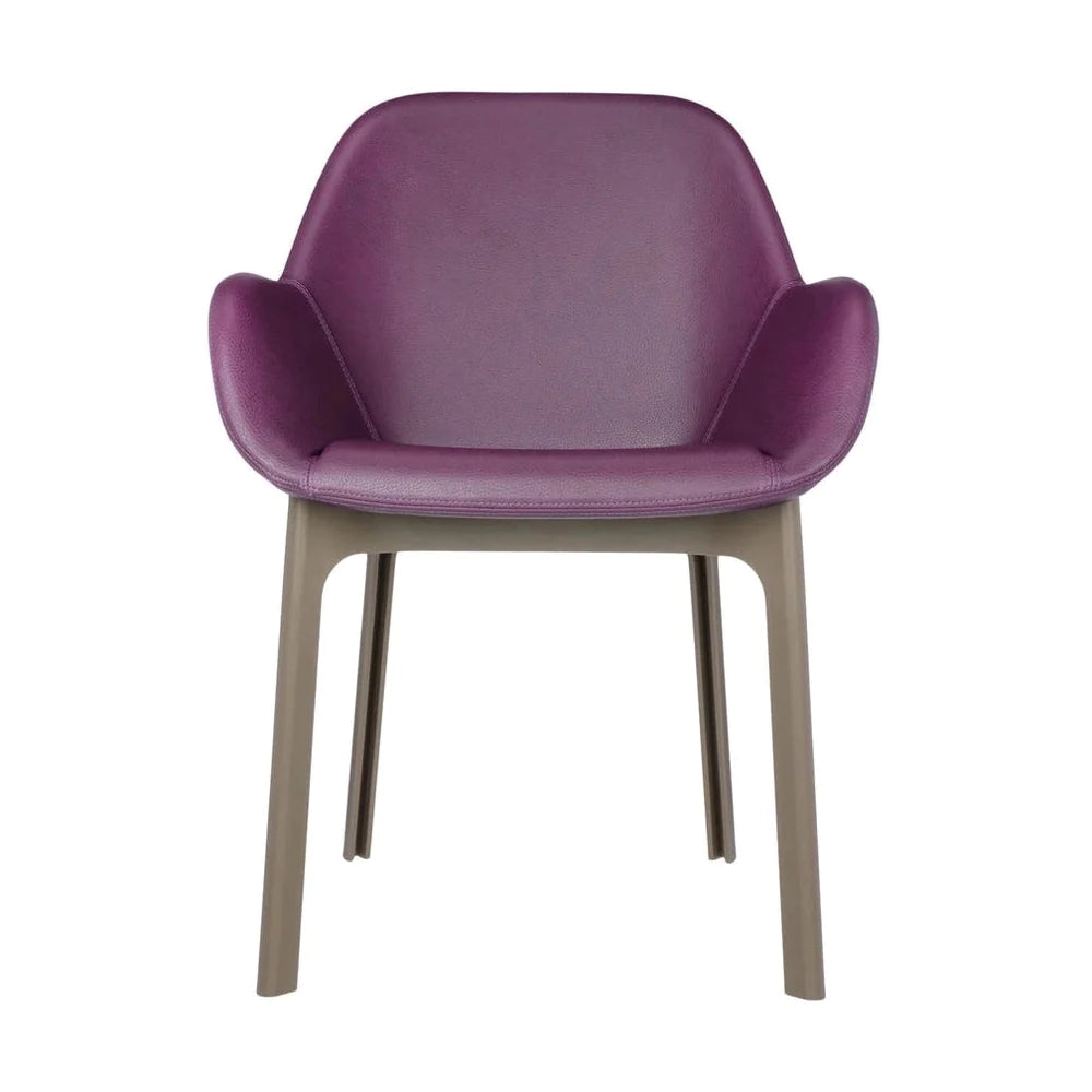 Kartell Clap Pvc Armchair, Taupe/Plum