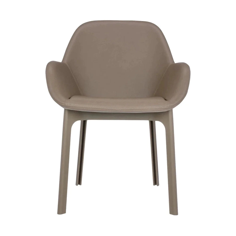 Kartell Clap PVC křeslo, Taupe/Taupe