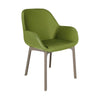 Kartell Clap PVC křeslo, Taupe/Green