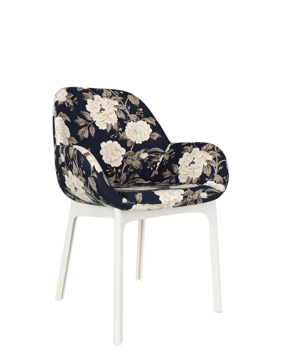 Kartell Clap Flowers Armchair, White/Peony