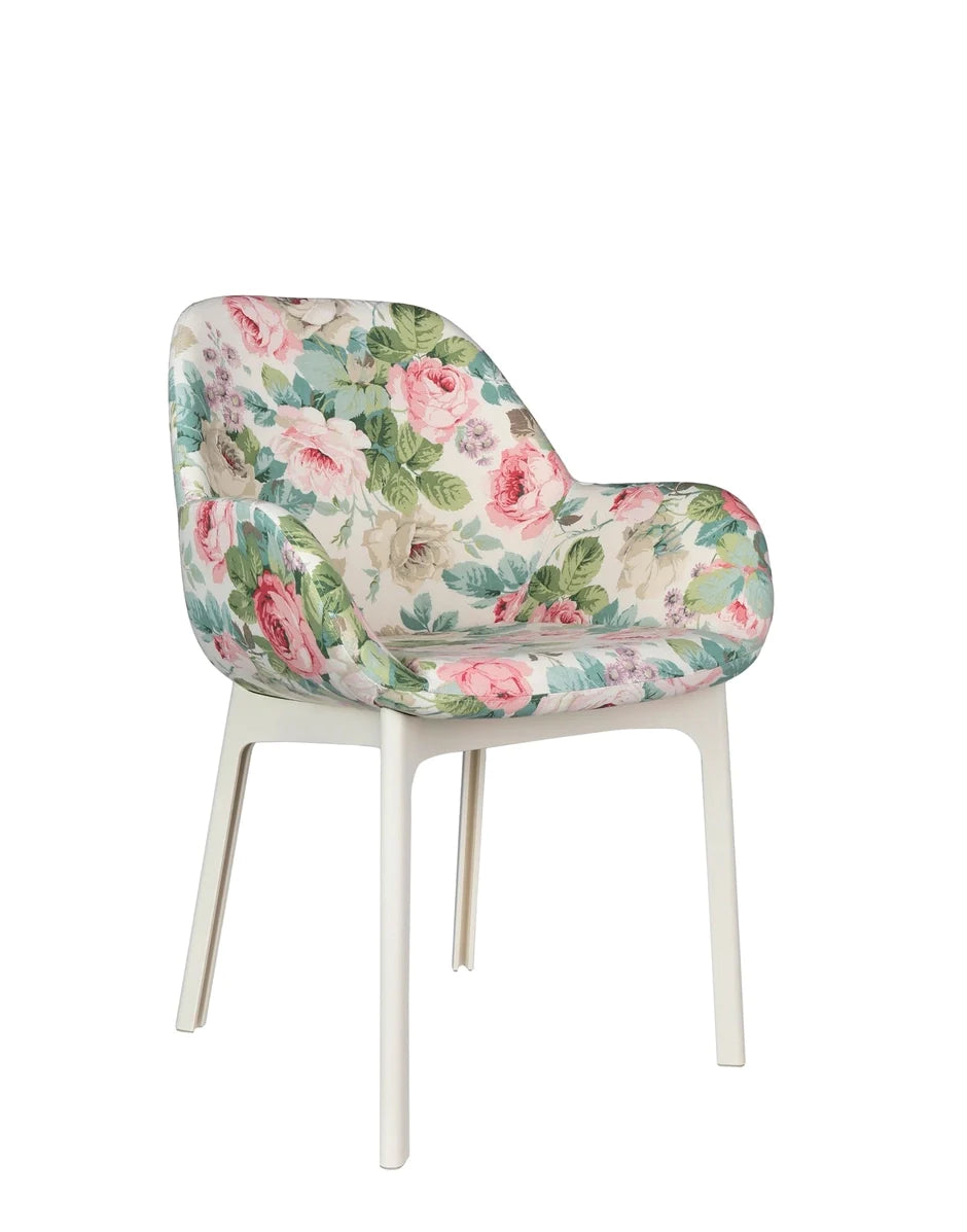 Kartell Clap Flowers Armchair, White/Chelsea