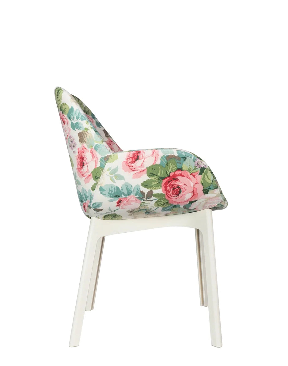 Kartell Clap Flowers Armchair, White/Chelsea