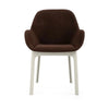 Kartell Clap Aquaclean Armchair, White/Brick Red