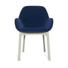 Kartell Clap Aquaclean Armchair, White/Blue