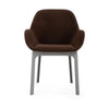 Kartell Clap Aquaclean Armchair, Grey/Brick Red