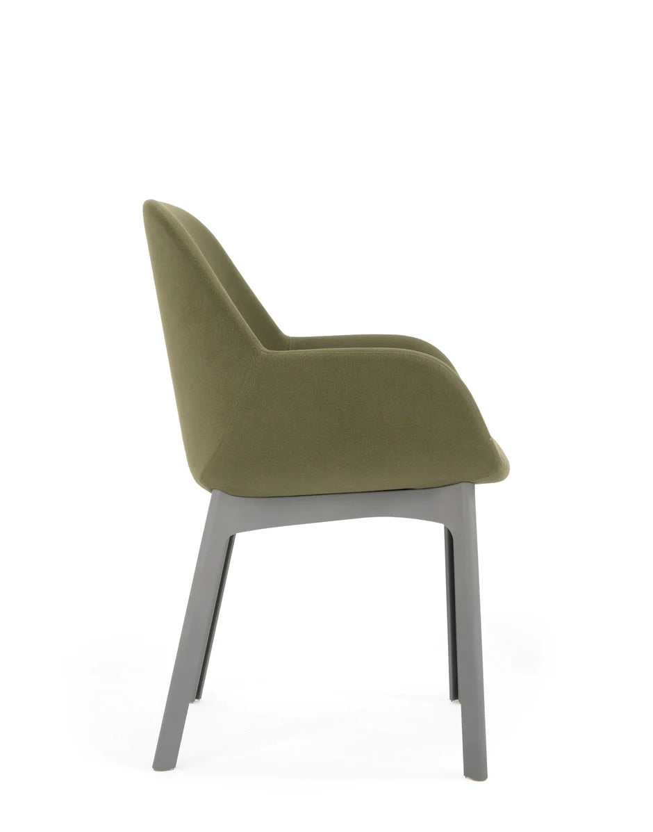 Kartell Clap Aquaclean Armchair, Grey/Green