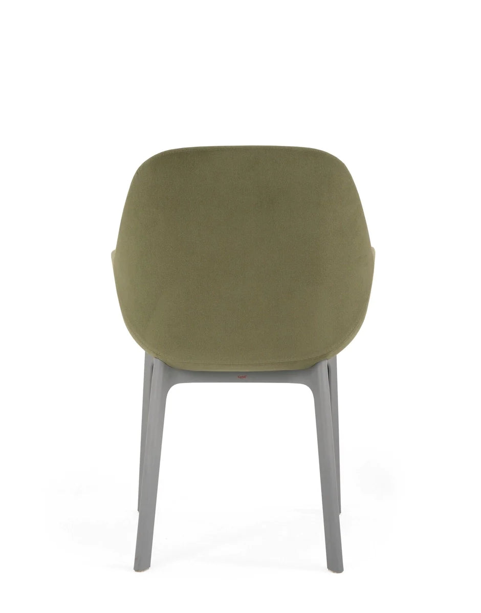 Kartell Clap Aquaclean Armchair, Grey/Green