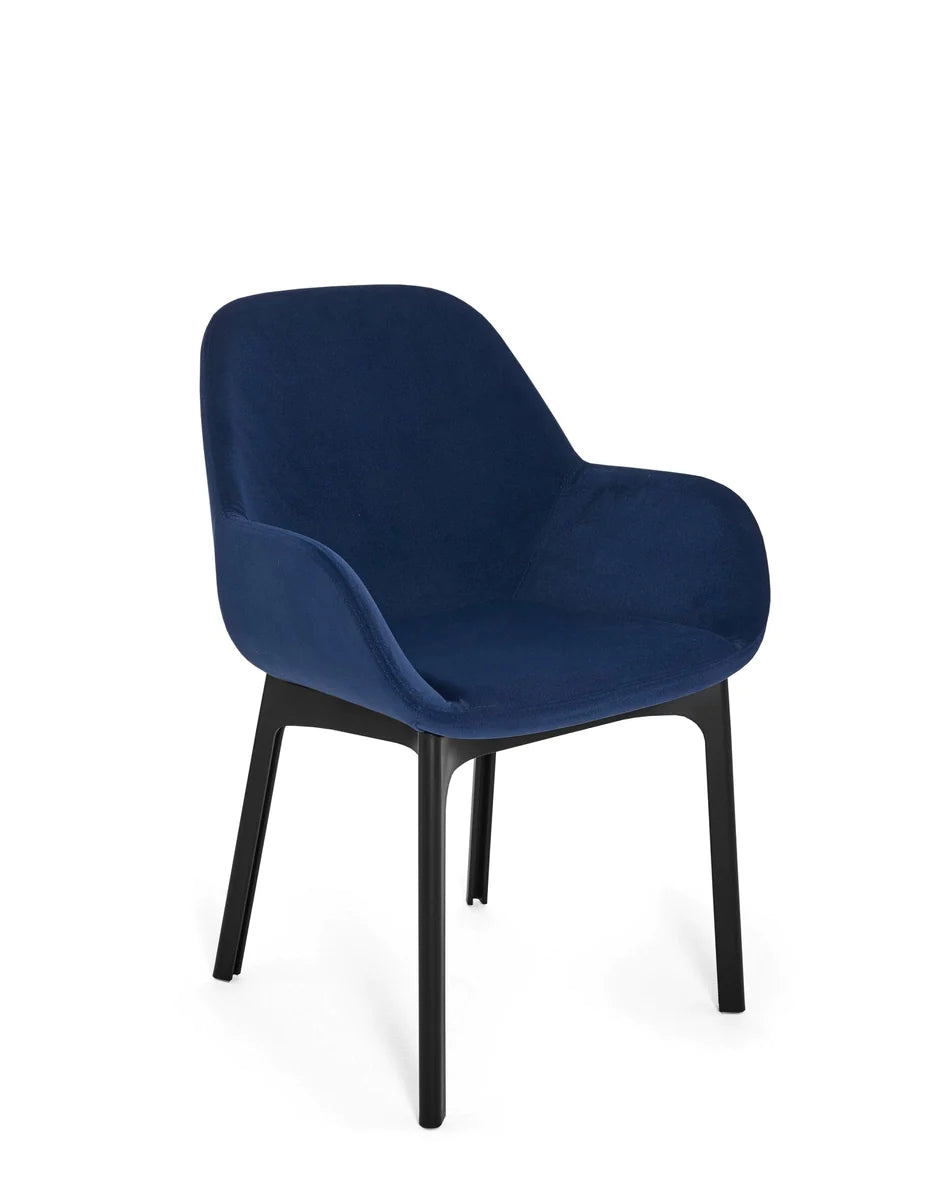 Kartell Clap Aquaclean Armchair, Black/Blue