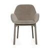 Kartell Clap Aquaclean Armchair, Taupe/Ecru