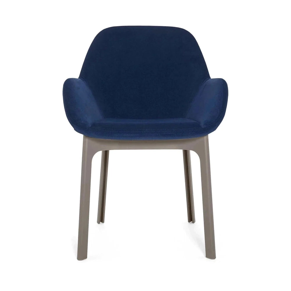 Kartell Clap Aquaclean křeslo, Taupe/Blue