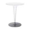 Kartell Top Top Table Round Outdoor s kulatou základnou ⌀60 cm, bílá