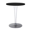 Kartell Top Top Table Round Outdoor s kulatou základnou ⌀60 cm, černá