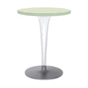 Kartell Top Top Table Round Outdoor s kulatou základnou ⌀60 cm, zelená, zelená