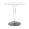 Kartell Top Top Table Round Outdoor s kulatou základnou ⌀70 cm, bílá