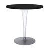 Kartell Top Top Table Round Outdoor s kulatou základnou ⌀70 cm, černá