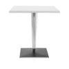 Kartell Top Top Table Square Outdoor s čtvercovou základnou 60x60 cm, bílá