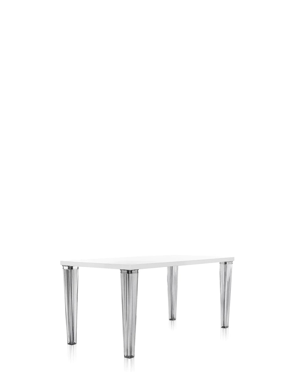 Kartell Top Top Table Glass 160x80 Cm, White