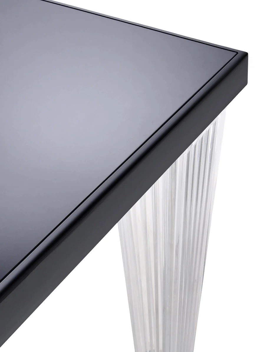 Kartell Top Top Table Glass 190x90 cm, černá