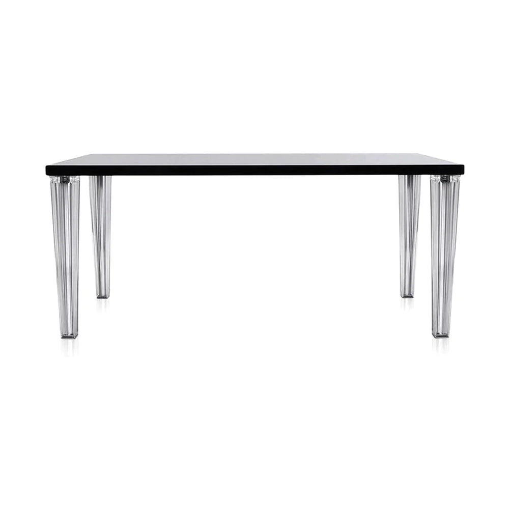 Kartell Top Top Table Glass 190x90 Cm, Black
