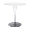 Kartell Top Top Table Round s kulatou základnou 70x70 cm, bílá