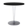 Kartell Top Top Table Round s kulatou základnou 70x70 cm, černá