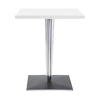 Kartell Top Top Table Square s čtvercovou základnou 60x60 cm, bílá