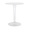 Kartell Top Top Table podle Dr. Ano Round s kulatou základnou ⌀60 cm, bílá