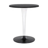 Kartell Top Top Table podle Dr. Ano Round s kulatou základnou ⌀60 cm, černá