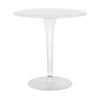 Kartell Top Top Table za Dr. Ano Round s kulatou základnou ⌀70 cm, bílá