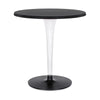 Kartell Top Top Table podle Dr. Ano Round s kulatou základnou ⌀70 cm, černá