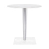 Kartell Top Top Table za Dr. Ano Round s čtvercovou základnou ⌀60 cm, bílá