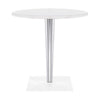 Kartell Top Top Table za Dr. Ano Round s čtvercovou základnou ⌀70 cm, bílá