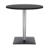 Kartell Top Top Table za Dr. Ano Round s čtvercovou základnou ⌀70 cm, černá