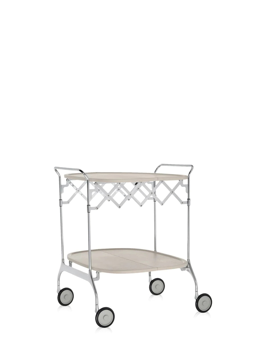 Kartell Gastone Trolley, Cream