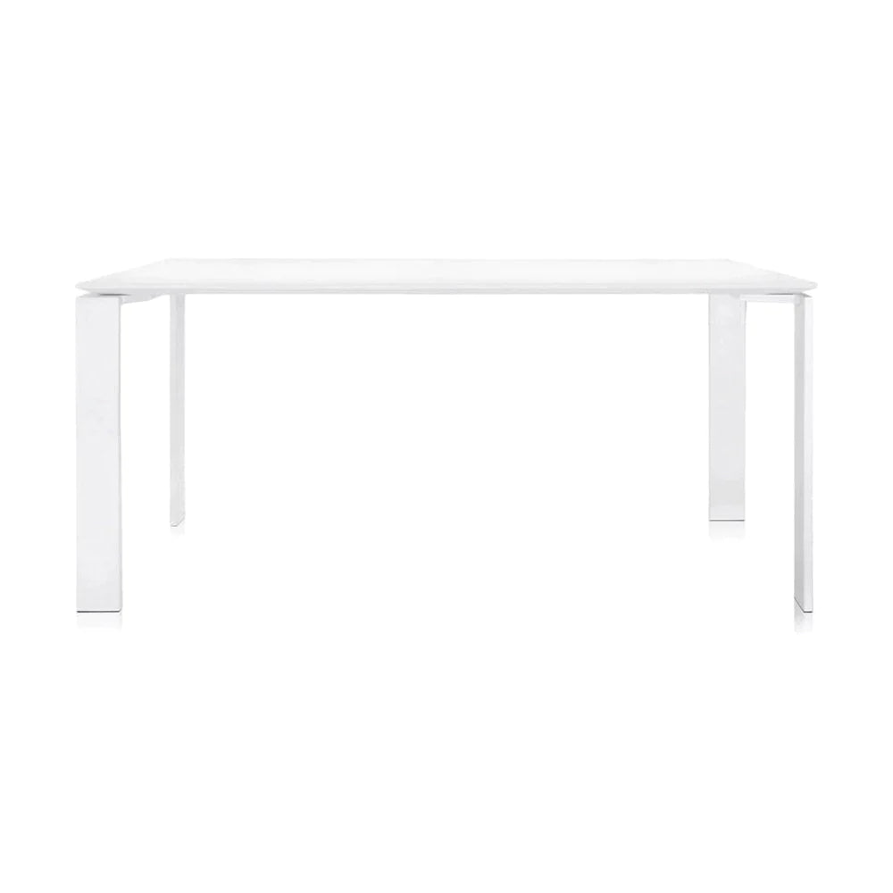 Kartell Four Soft Touch Desk 158x79 cm, bílá/bílá