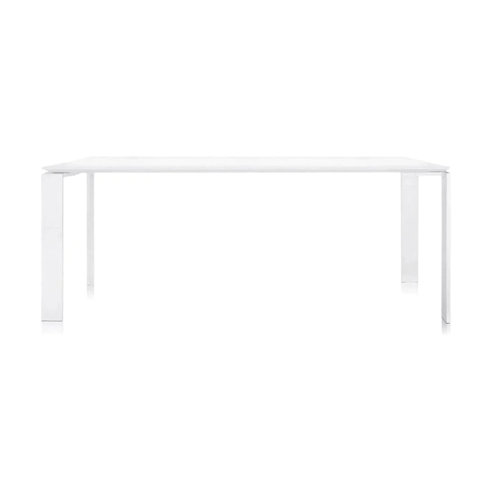 Kartell Four Soft Touch Desk 190x79 cm, bílá/bílá