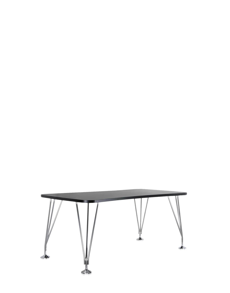 Kartell Max Desk 160x80 cm, břidlice/chrome