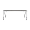 Kartell Max Desk 190X90 cm, břidlice/chrome