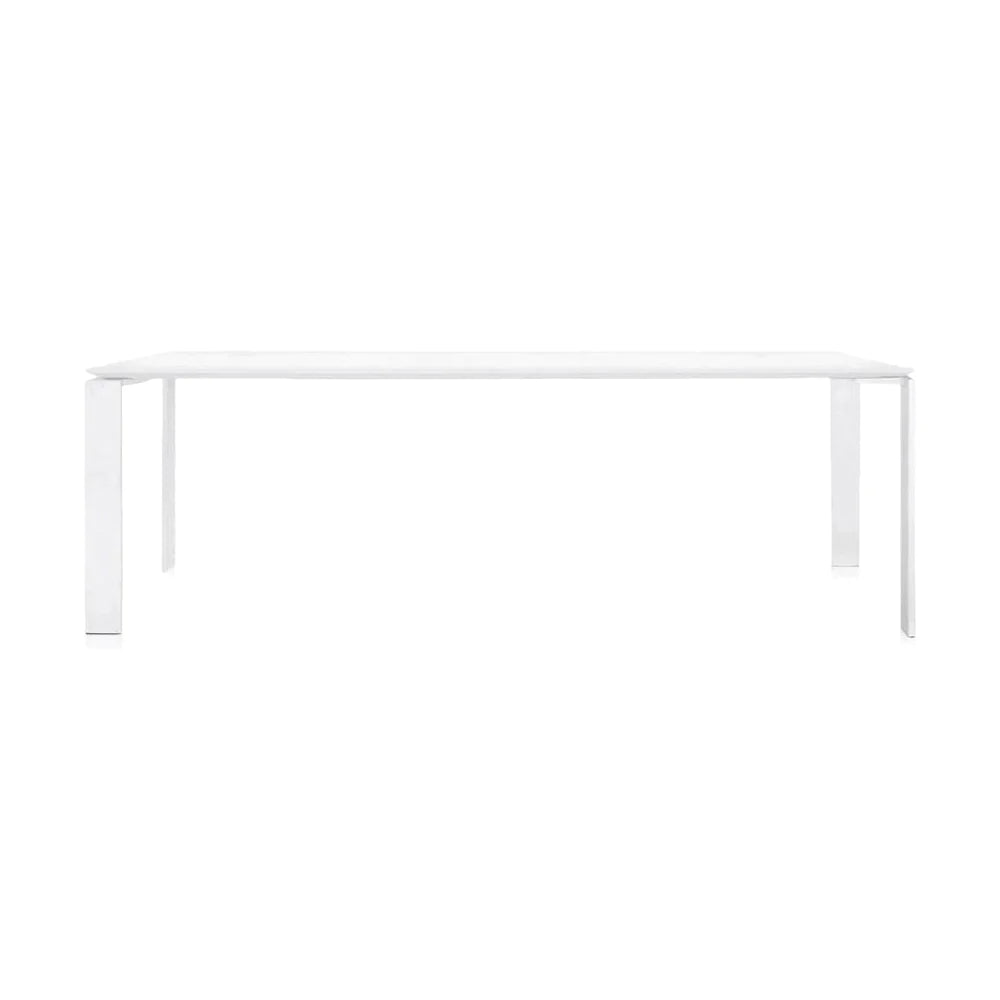 Kartell Four Desk 223x79 cm, bílá/bílá